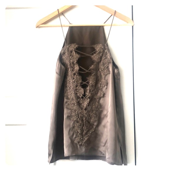 Cami NYC Tops - Silk and lace camisole